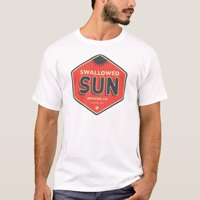 Geschlucktes Sun-Logo T-Shirt (Vorderseite)