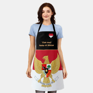 Geschmack der indonesischen Zuhause und indonesisc Schürze