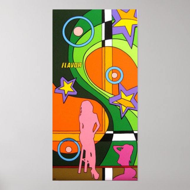 "Geschmack" drucken Poster (Vorne)