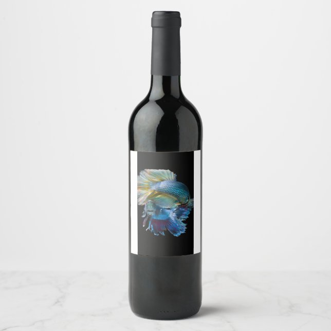 "Geschmack Fusion: Kunsthandwerksschilder für kuli Weinetikett (Vorderseite)