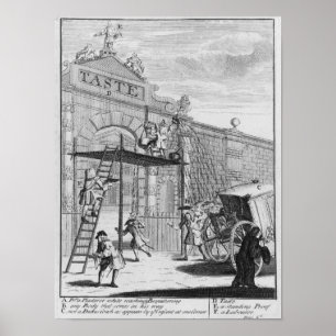 Geschmack, oder Burlington Gate, 1732 Poster