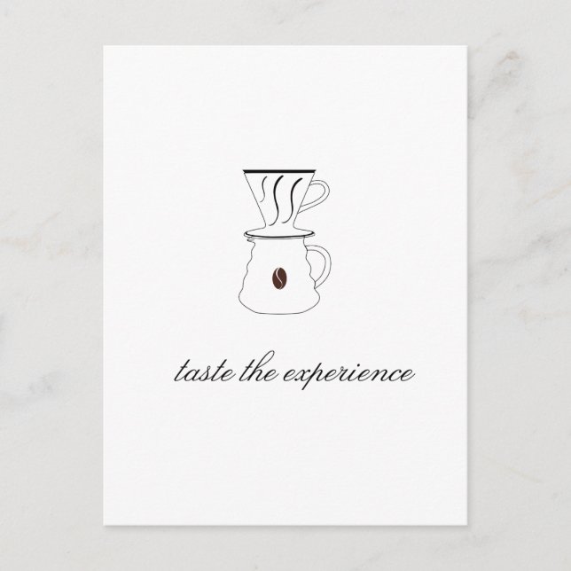 Geschmack Postkarte (Vorderseite)