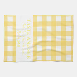 Geschmack und sehen Sie, dass der Herr gut ist, ge Geschirrtuch