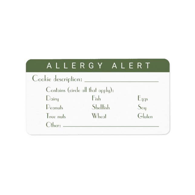 Geschmack und sehen Sie den Herrn ist gut | Cookie Adressaufkleber (Vorne)