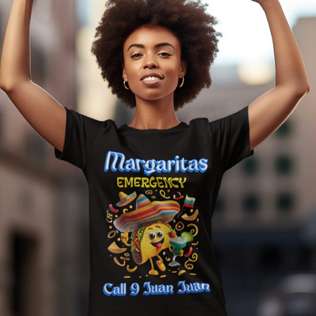 Geschmack von Mexiko Margarita Notfall T-Shirt (Von Creator hochgeladen)