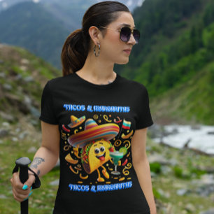 Geschmack von Mexiko Tacos und Margaritas T-Shirt