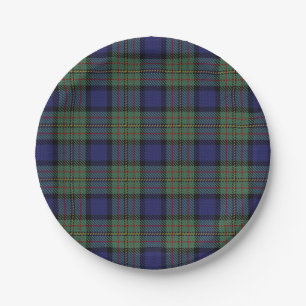Geschmack von Schottland-Clan MacLaren Tartan Pappteller