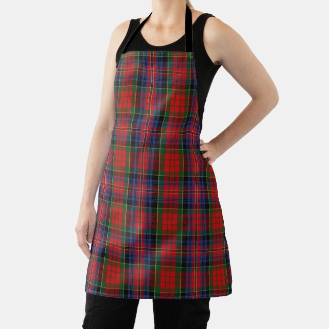 Geschmack von Scotland Clan MacPherson Red Tartan Schürze (InSitu)