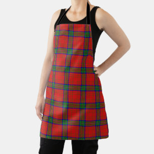Geschmack von Scotland Clan Wood Red Tartan Schürze