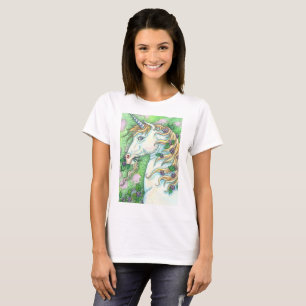 GESCHMACK VON VEILCHEN EINHORN, FANTASY T-SHIRT We
