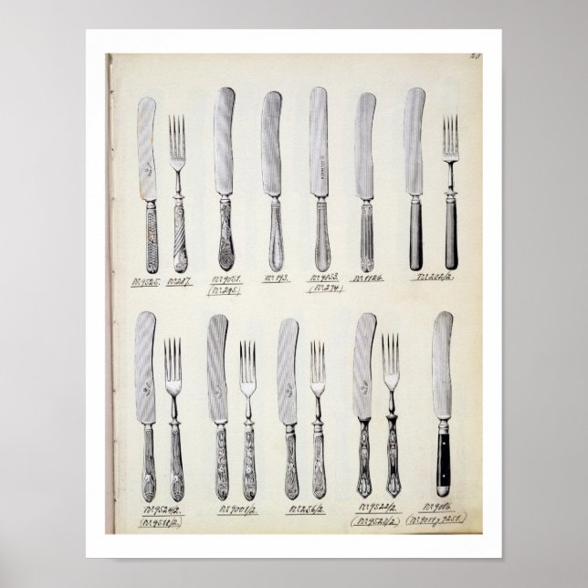 Geschmacksmuster, aus einem Katalog von Domesti Poster (Vorne)