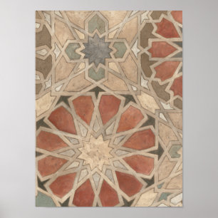 Geschmacksmuster von Marrakesch I Poster