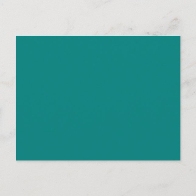Geschmackvoll raffinierte Aquamarine Farbe Postkarte (Vorderseite)