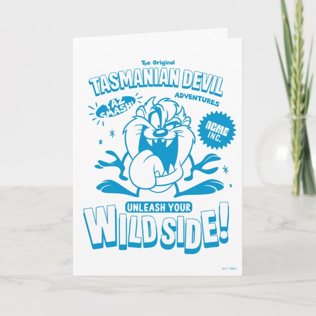 Geschmackvoll Retro TAZ™ Karte (Vorderseite)