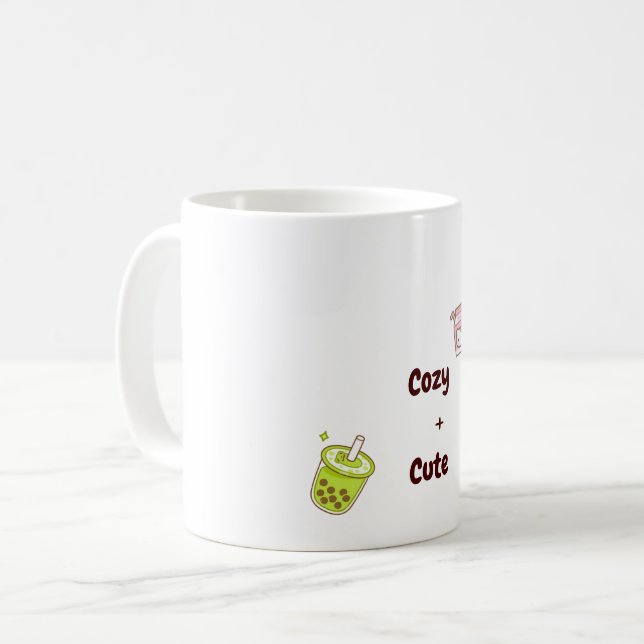 Geschmackvoll+süße Tasse (Vorderseite Links)