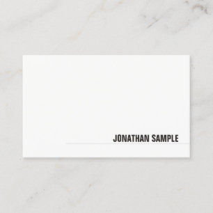 Geschmackvoll und modern Minimalistisch Elegant Ni Visitenkarte