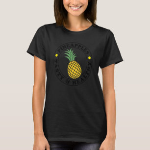 Geschmackvolle Ananas Vitamine gesunde Früchte T-Shirt