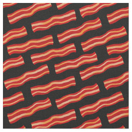 Geschmackvolle Bacon Strips Muster Stoff