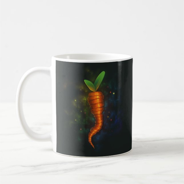 Geschmackvolle Carrot-Tasse Kaffeetasse (Links)
