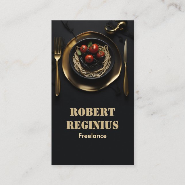 Geschmackvolle Einfachheit: Unsere Tomate Visitenkarte (Vorderseite)