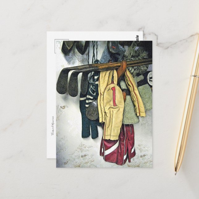 Geschmackvolle Erinnerungen Illustrierte Kunst  Postkarte (Vorderseite/Rückseite Beispiel)