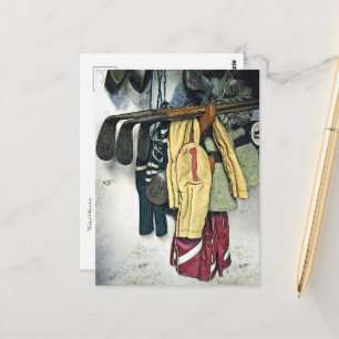 Geschmackvolle Erinnerungen Illustrierte Kunst  Postkarte