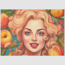 Geschmackvolle Frauen Peachy Keen Dekoupage Papier