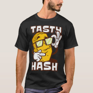 Geschmackvolle Hash Browns Frühstück Futter Hash B T-Shirt