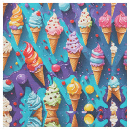 Geschmackvolle Ice Creams Stoff