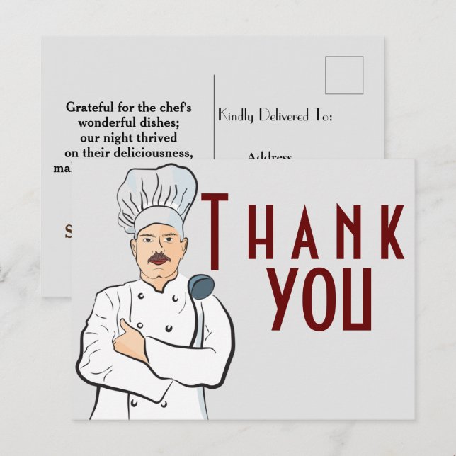 Geschmackvolle Küche Postkarte (Vorne/Hinten)