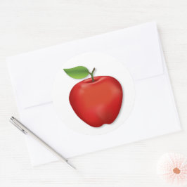 Geschmackvolle Red Delicious Apple Stickers