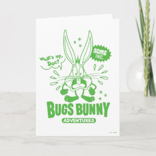 Geschmackvolle Retro BUGS BUNNY™ Karte