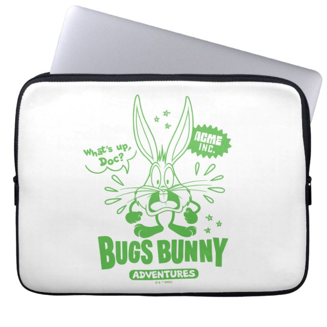 Geschmackvolle Retro BUGS BUNNY™ Laptopschutzhülle (Vorderseite)