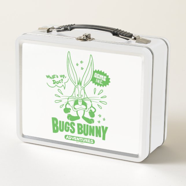 Geschmackvolle Retro BUGS BUNNY™ Metall Brotdose (Vorderseite)