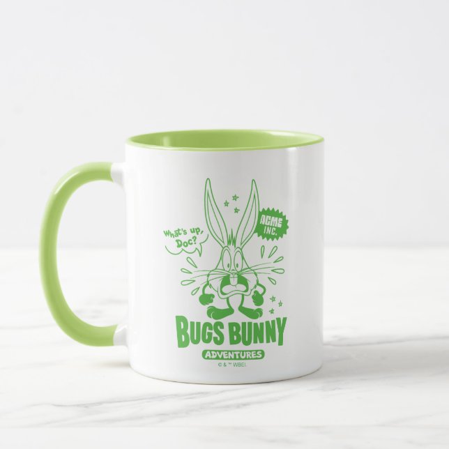 Geschmackvolle Retro BUGS BUNNY™ Tasse (Links)