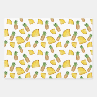 Geschmackvolles Geschenkpapier für Ananas