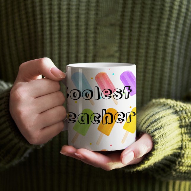 Geschmackvolles Summer Popsicle Pattern Teacher Ge Tasse (Coolest Teacher Mug)