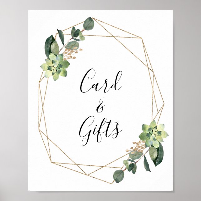 Geschmeidiges geometrisches Babyduschzeichen Poster (Vorne)