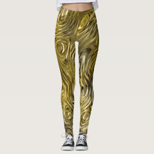 Geschmolzene "Gold"-Leggings Leggings