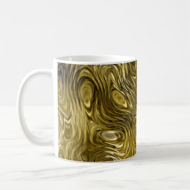 Geschmolzene "Gold"-Tasse Tasse (Links)