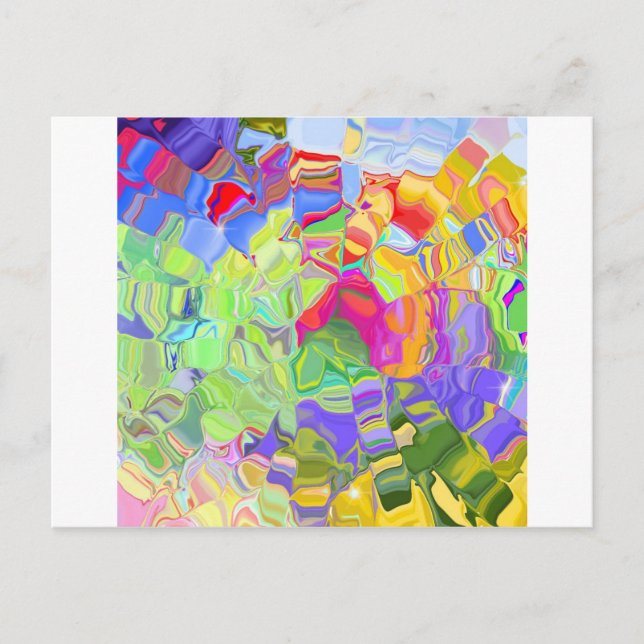 Geschmolzene Krebse Postkarte (Vorderseite)