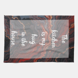 Geschmolzene Venen - weiß Geschirrtuch