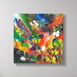 Geschmolzene Zeichenstift-Kunst-Leinwand Leinwanddruck