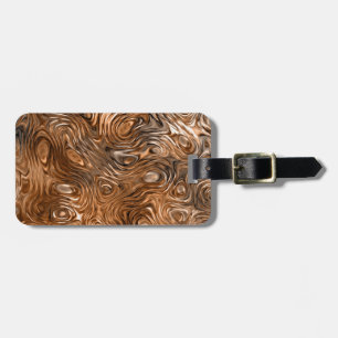 Geschmolzener "Kupfer"-Druck Text Gepäckanhänger C