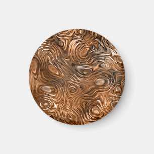 Geschmolzener "Kupfer"-Magnet rund Magnet