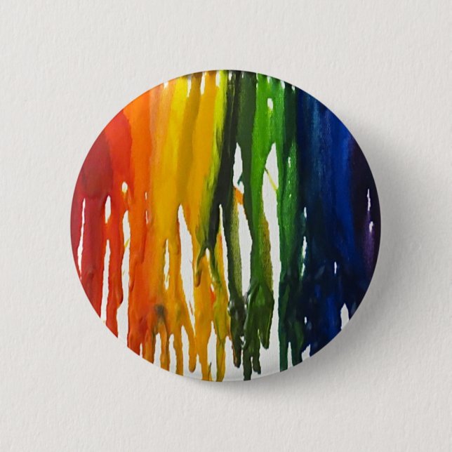 Geschmolzener Zeichenstift auf Kampagne Button (Vorderseite)