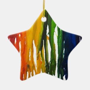 Geschmolzener Zeichenstift auf Kampagne Keramik Ornament