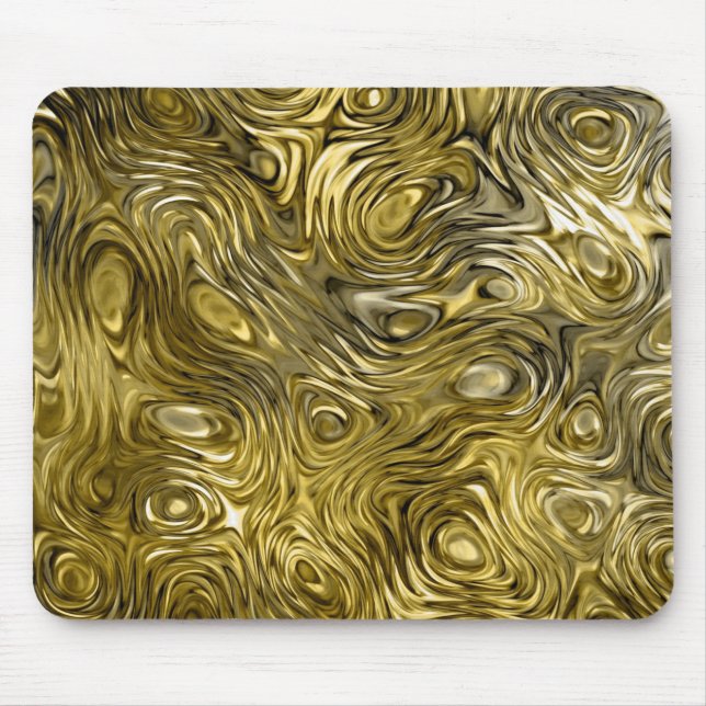 Geschmolzenes "Gold"-Druckmousepad Mousepad (Vorne)