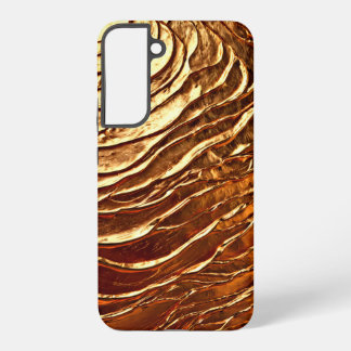 Geschmolzenes Gold Samsung Galaxy Hülle