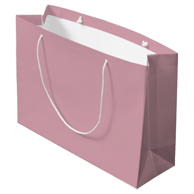 Geschmuggelte Elegance - Große Rose-Geschenktasche Große Geschenktüte (Rückseite Schrägansicht)